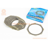 Диск зчеплення фрикційний, к-кт 7шт SBS300/ZS174MN/165/169/172FMM