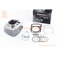 Циліндр к-кт (цпг) CB150cc-62мм (висота циліндра 69/97мм) (палець 15мм), сірий