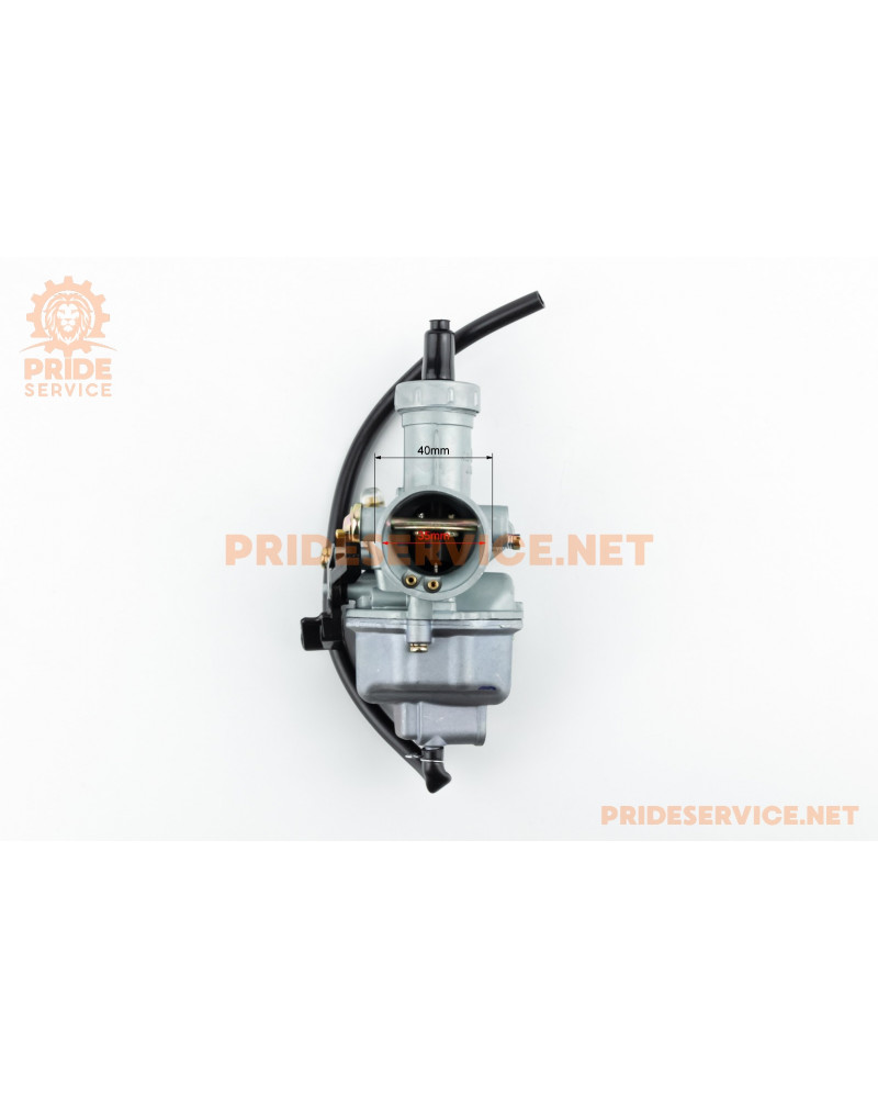 Карбюратор СВ/CG-150, d-27мм, дросель ручний