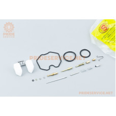 Ремонтний комплект карбюратора 125-150cc, 17 деталей+поплавок