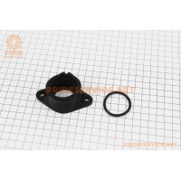 Патрубок мембранного карбюратора, (гумовий)