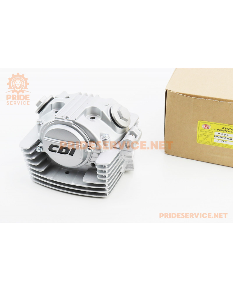 Головка циліндра в зборі CB-250cc-69мм повний к-кт