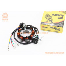 Статор магнето (генератора) (8 котушок "5 дротів"), (d-88,5мм)