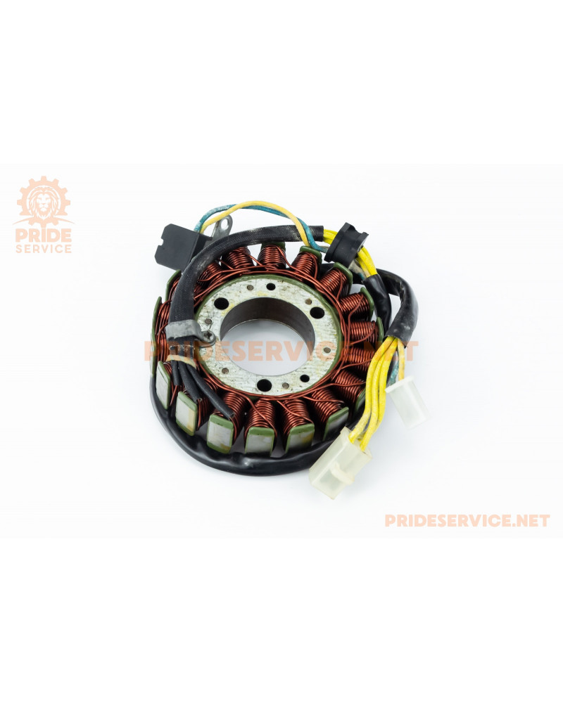 Статор магнето (генератора) (18 котушок роз'єм "тато 3+2"), 250cc (d-103мм)