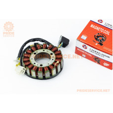 Статор магнето (генератора) (18 котушок роз'єм "тато 3+2"), 250cc (d-103мм)