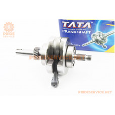 Колінвал+підшипники+шестерня CG-200cc