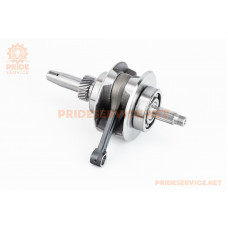 Колінвал+підшипники+шестерня CG-200cc