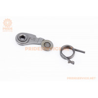 Ролик-фіксатор КПП на пластині+пружина