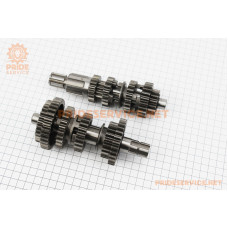 Коробка передач (два вали з шестернями) СG-200cc "вал первинний 12зуб."