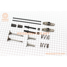 Клапан впускний, випускний к-кт 2шт 168F + пружина-2шт + коромисло-2шт + штанга-2шт + штовхач-2шт