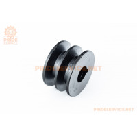 Шків під колінвал d-19мм (D-55мм, 2-х пазний, два пази під ремінь SPА, метал) 168F/170F Тип 2