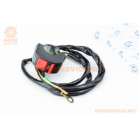 Кнопка зупинки двигуна з проводом на кермо, два дроти 168F/170F/173F/177F/182F/188F/190F тип 3