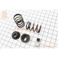 Клапанний механізм к-кт 168F/170F (пружина-2шт+компенсатор клапана-2шт+тарілка клапана-2шт)