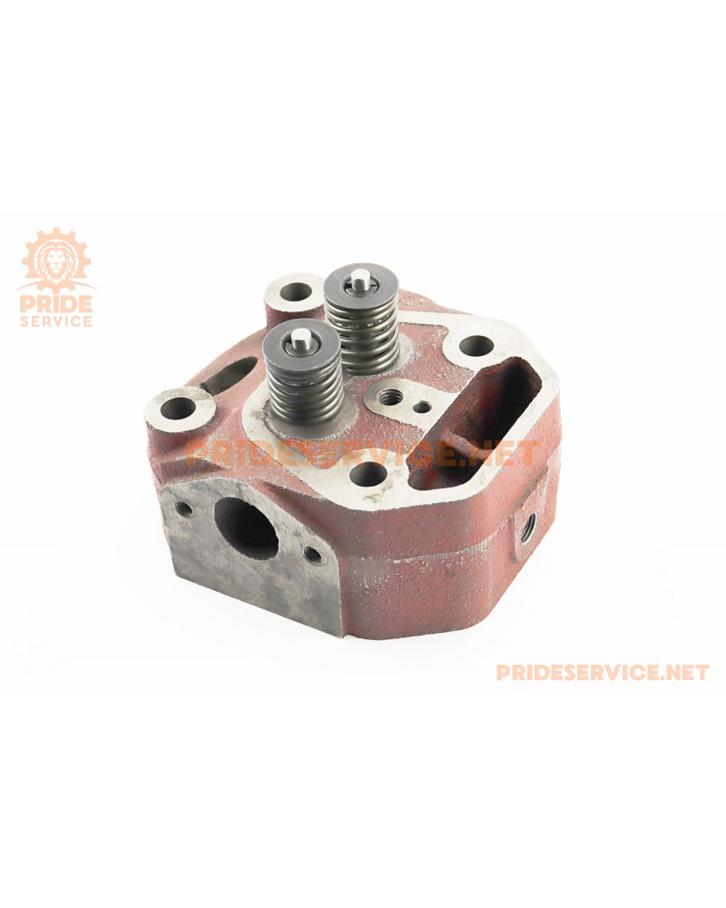 Головка циліндра R175A у зборі, без форкамери (кран+шпильки+форкамера)