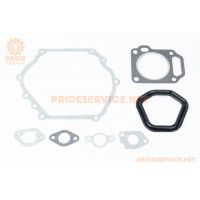 Прокладки двигуна 177F-77мм, к-кт 7 деталей, (пароніт, гума)