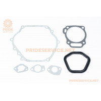 Прокладки двигуна 188F-88мм, к-кт 7 деталей, (пароніт, гума)