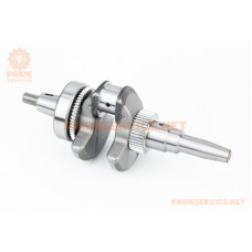 Колінвал 188F (Dшийки-42мм, H-124мм) під конус+шестірні+підшипник, запресований