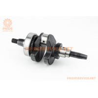 Колінвал 1100F (Dшийки-47мм, H-135мм) під конус+шестірні+підшипник, запресований