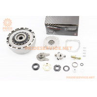 Зчеплення тридискове в зборі (кошик) Active 110cc-"автомат"+10 деталей