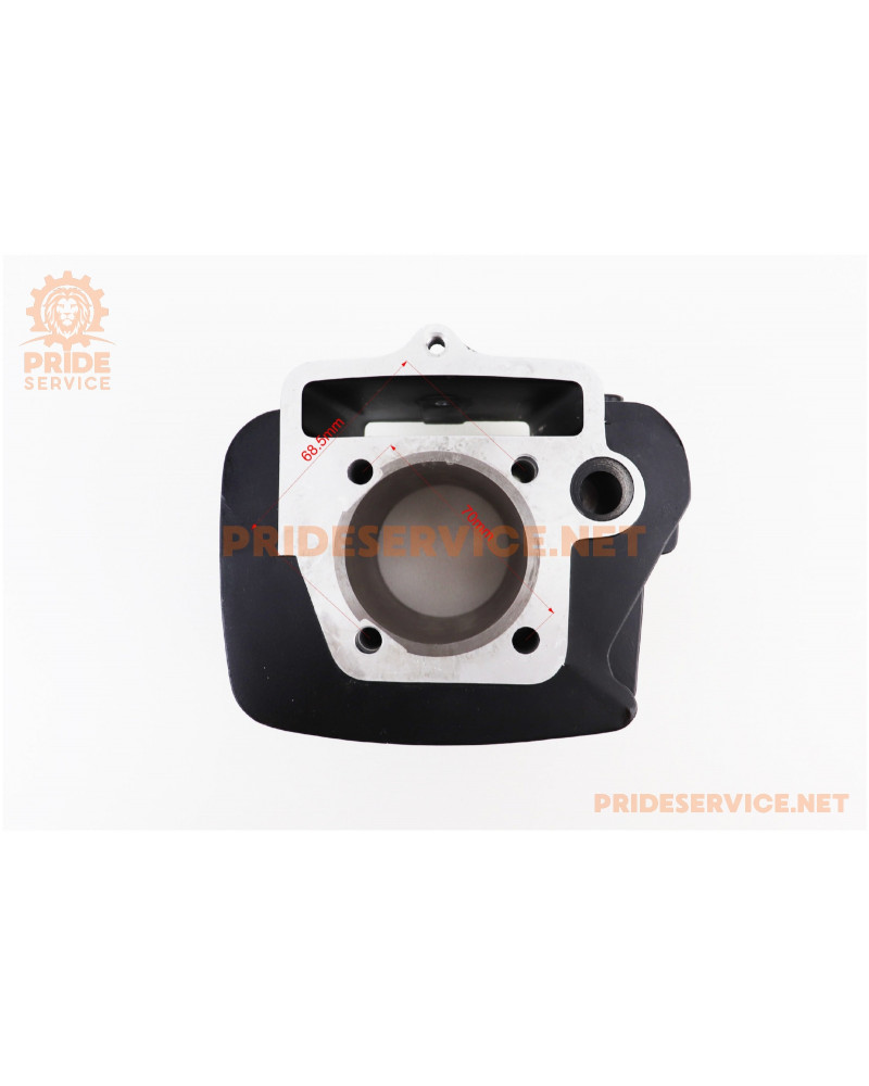 Циліндр к-кт (цпг) 125cc-54мм (палець 14мм, висота циліндра 78,3мм, висота поршня 39,3мм), (див. фото розмірів)