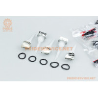 Щуп рівня оливи 56мм DELTA, хром, к-кт 5шт