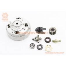 Зчеплення тридискове в зборі (кошик) Active 110cc-"автомат"+9 деталей