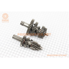 Коробка передач (два вали з шестернями) d-12мм під підшипник