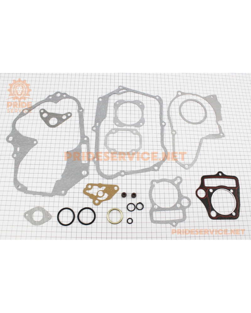 Прокладки двигуна JH-125cc-52,4мм, к-кт 19 деталей