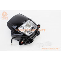 УЦІНКА ALPHA Пластик+фара+поворотники в зборі TUNING, чорний (див. фото)