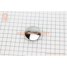 Гайка (заглушка) лівої кришки двигуна велика, хром