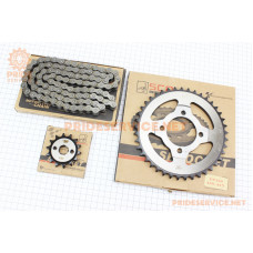 Зірки, ланцюг к-кт JH, 428H-98L+41T+14T "гартований", ланцюг GOLD