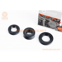 Сальники к-кт 3шт (11,6х24х10; 13,7х24х5; 17х29х5) двигуна, 70сс