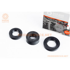 Сальники к-кт 3шт (11,6х24х10; 13,7х24х5; 17х29х5) двигуна, 70сс