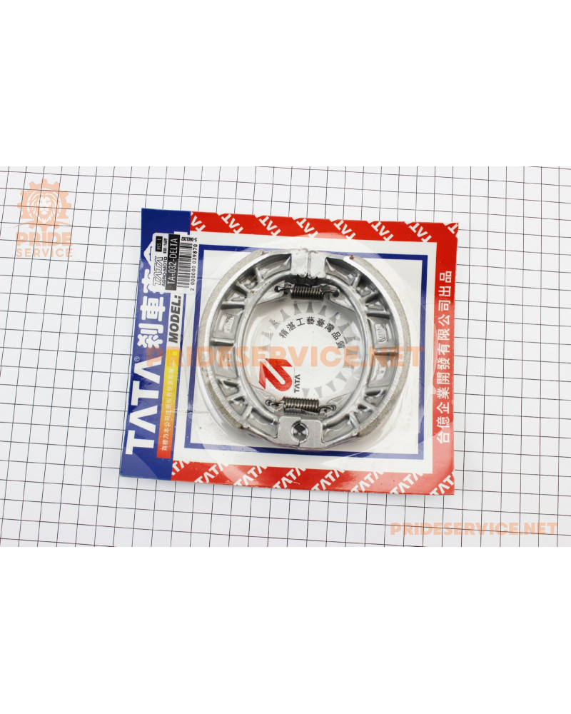 Гальмівні колодки задні к-кт, 106мм (пружини прямі)