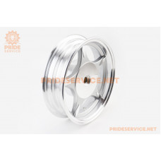 Диск задній литий MT2,50x10 Z19 для 4Т (бараб. гальм., d-110мм) "5 променів", сірий тип 1