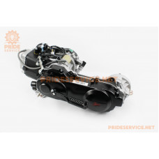 Двигун скутерний в зборі 4Т-80куб (довгий варіатор, довгий вал)