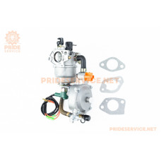 Газовий карбюратор LPG (пропан-бутан) для генераторів 4-6кВт (під вакуумну заслінку) 173F/177F/182F/188F/190F