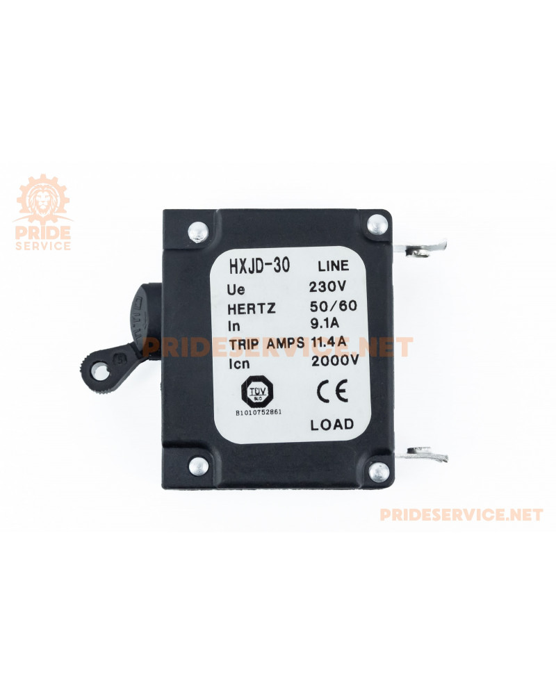 Автомат електрозахисту (запобіжник) 10А 2-3,5 кВт