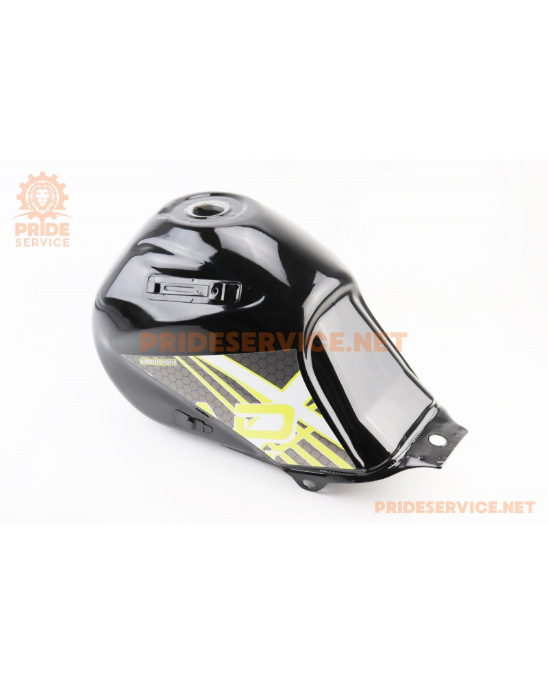 X-Road Light 200-250 Бак паливний, чорний з жовтим малюнком