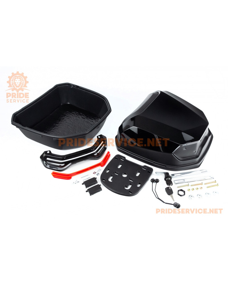 Кофр середній (пластмасовий) 390x390x290мм, чорний