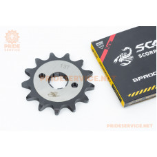 Зірка передня CG/CB-520H-13T (шліц 4мм) "гартована" Loncin LX200GY-3