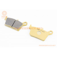 Колодки гальмові дискові (Loncin LX250GY-3), (KEVLAR FIBER), жовті SBP-F322