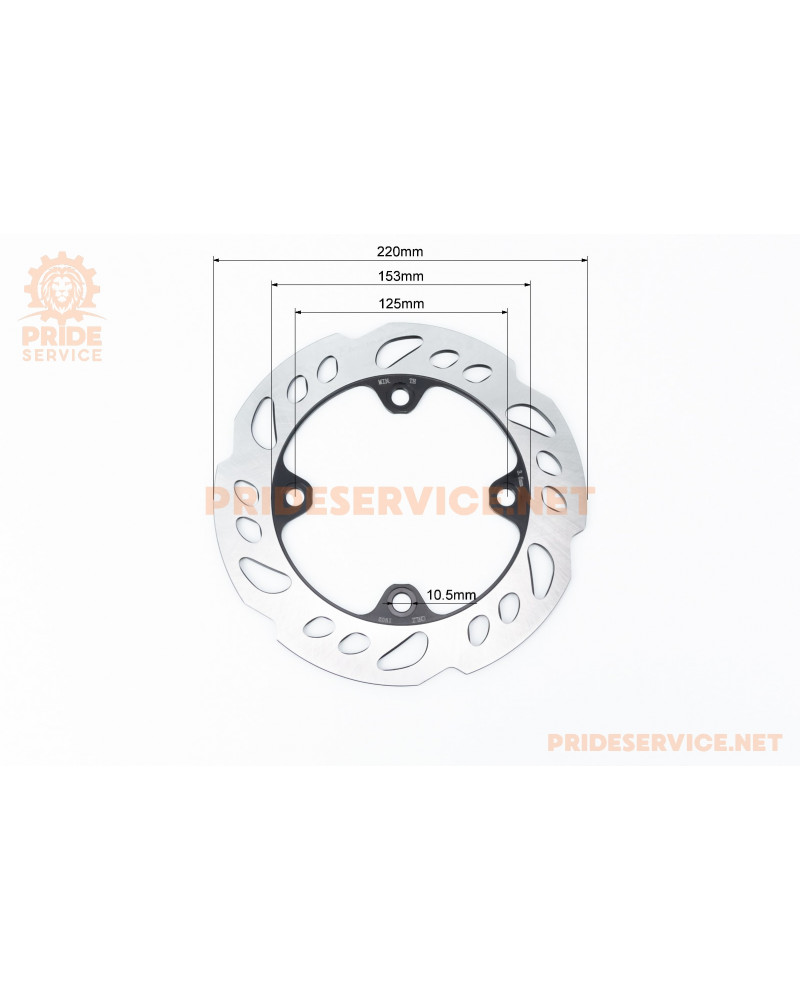 Loncin LX300-6 Диск гальмівний задній