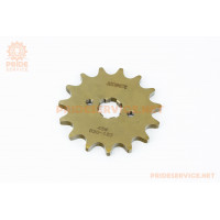 Зірка передня CG/CB-520H-15T (шліц 5мм) "гартована" Loncin LX250GY-3/Scrambler 250