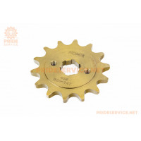 Зірка передня CG/CB-520H-14T (шліц 4мм) GOLD Loncin LX200GY-3