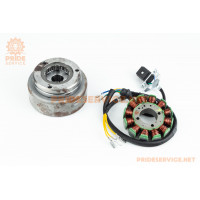 УЦІНКА Loncin LX250GY-3 Магнето в зборі (з обгінною муфтою) (з нальотом, див. фото)