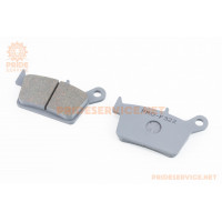Колодки гальмові дискові (Loncin LX250GY-3), (CERAMIC FIBER), PRO SERIES, сірі YL-322