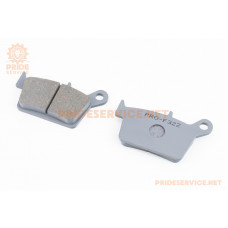 Колодки гальмові дискові (Loncin LX250GY-3), (CERAMIC FIBER), PRO SERIES, сірі YL-322