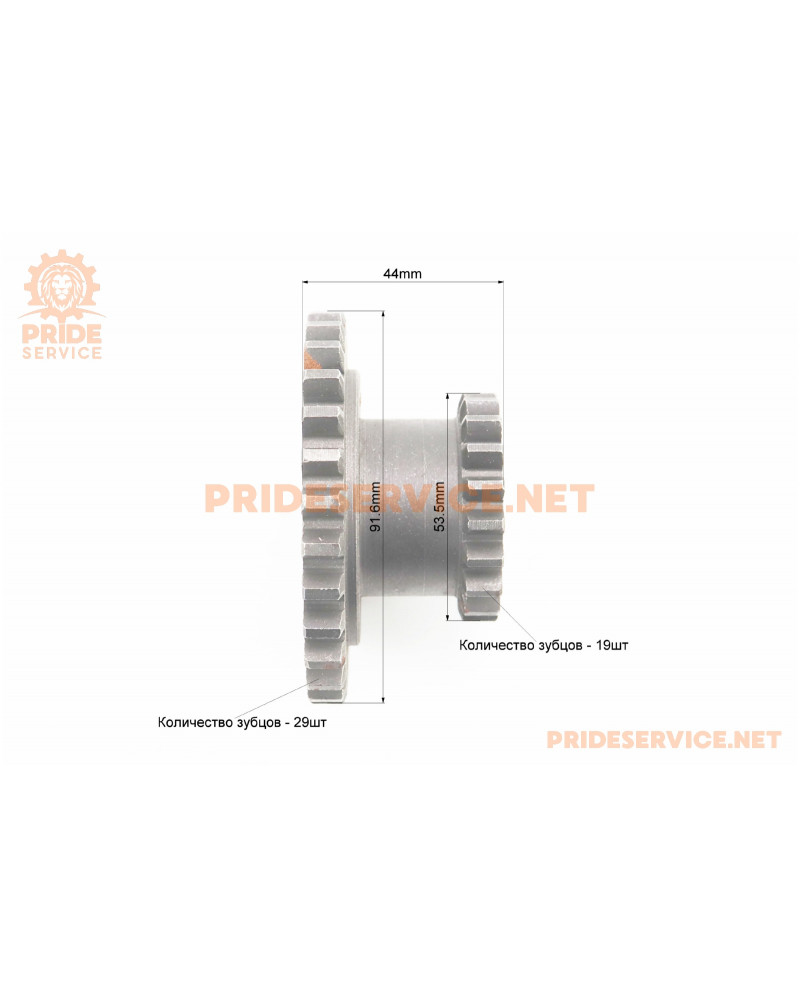 КПП - Шестерня 81-1 Z-19х29 (можливий наліт)