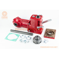 Редуктор піввісі+коробка КПП у зборі+вал+плита+кошик ПОВНИЙ к-кт (2-вперед, 1-назад)